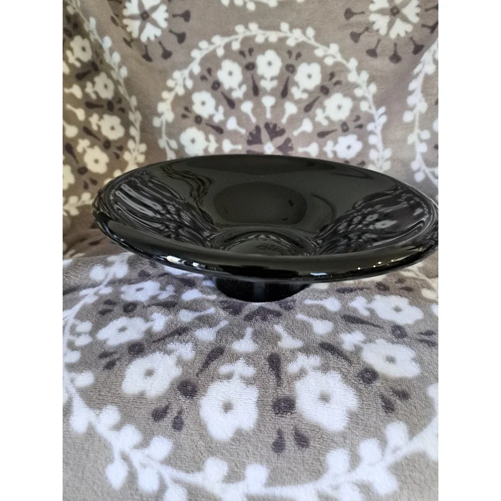 MCM Rosenthal Studio Line Porcelain Center Bowl Noire Black by Tapio Wirkkala